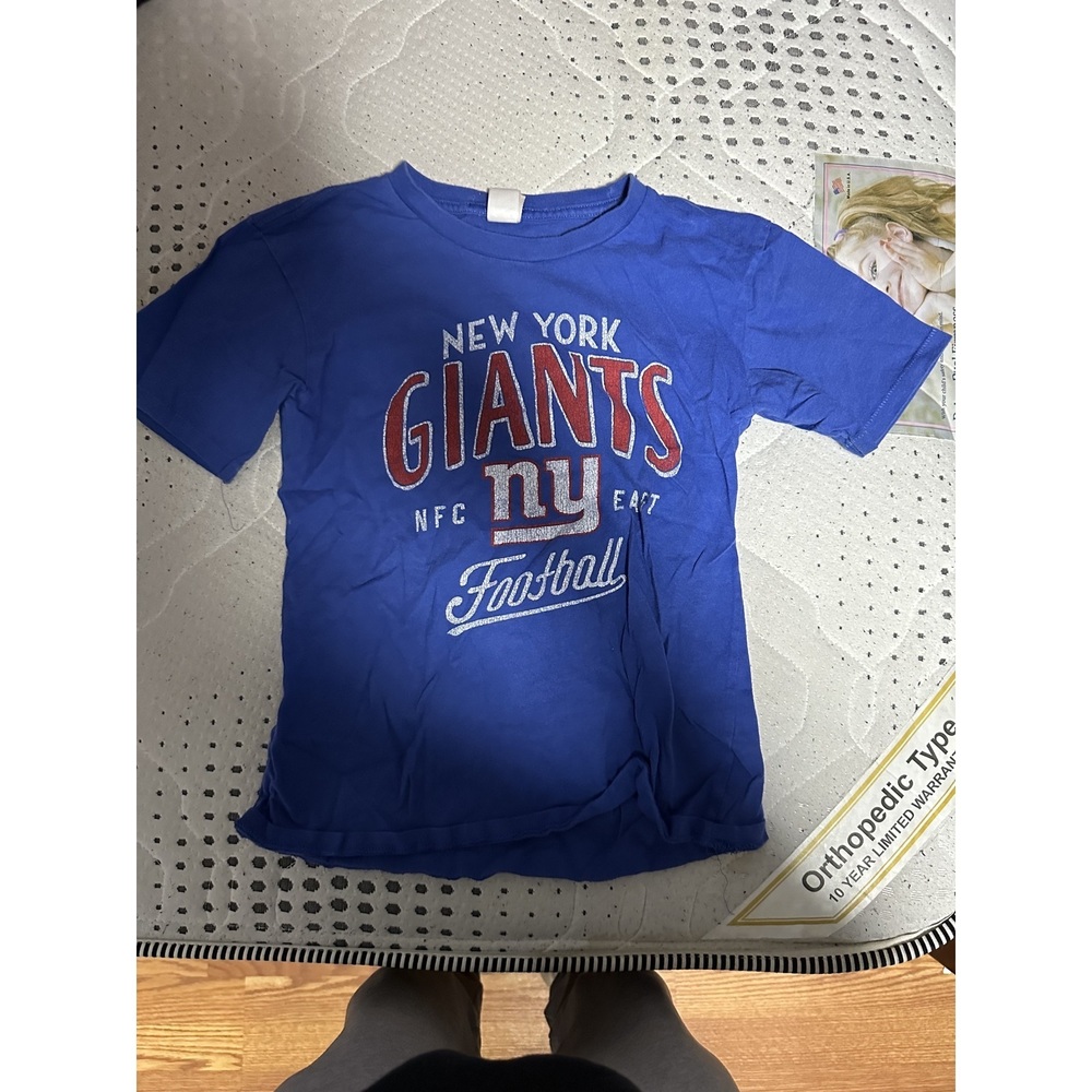 Blue NY Giants Boys T-Shirt